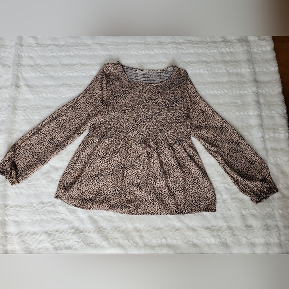 Urban Romantics size Large Leopard babydoll top - Picture 3 of 8